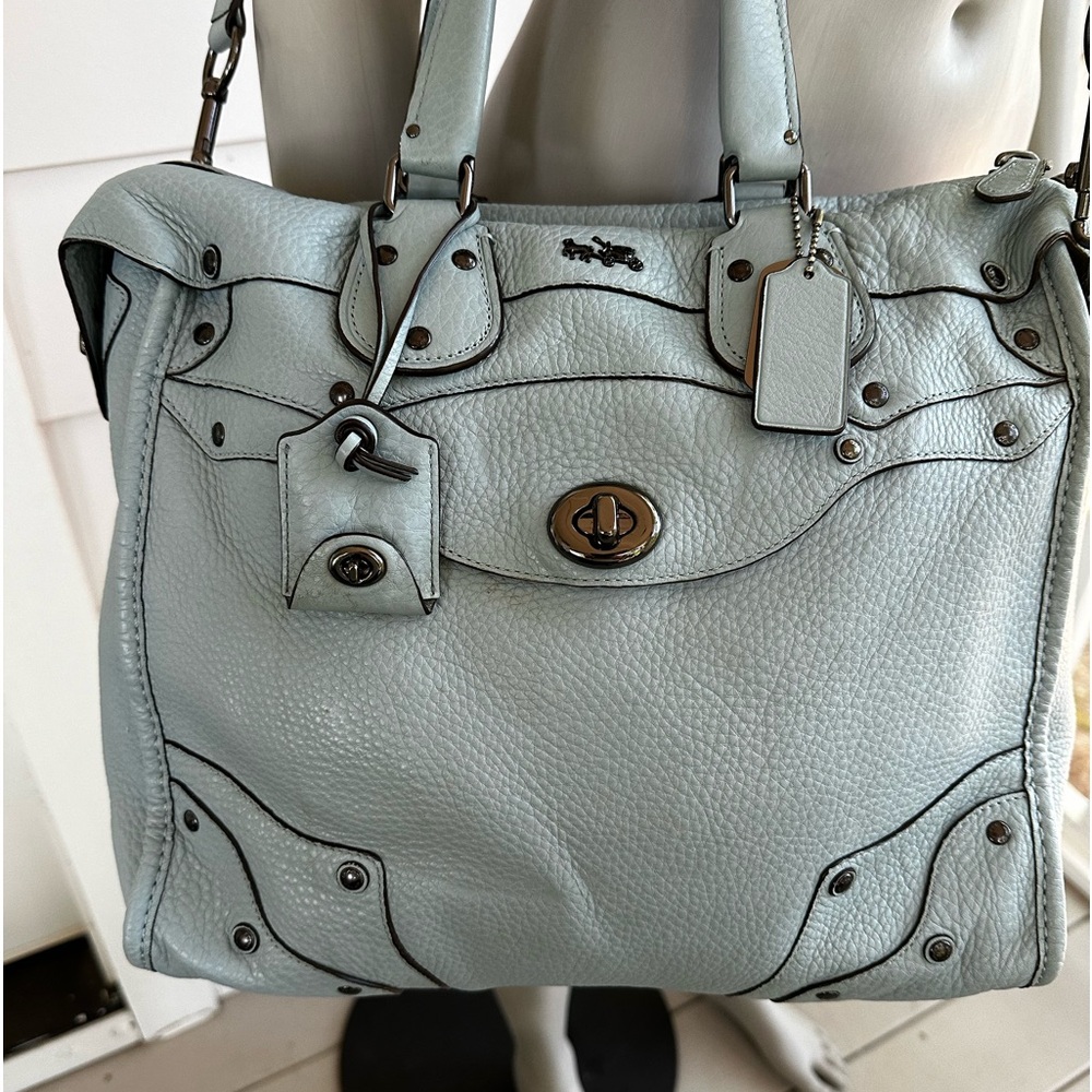 Coach Blue leather bag